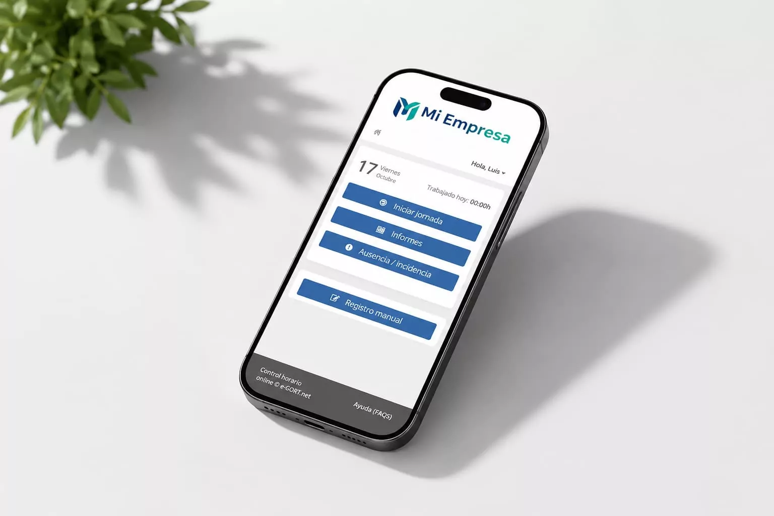 Cómo fichar desde el móvil en una empresa